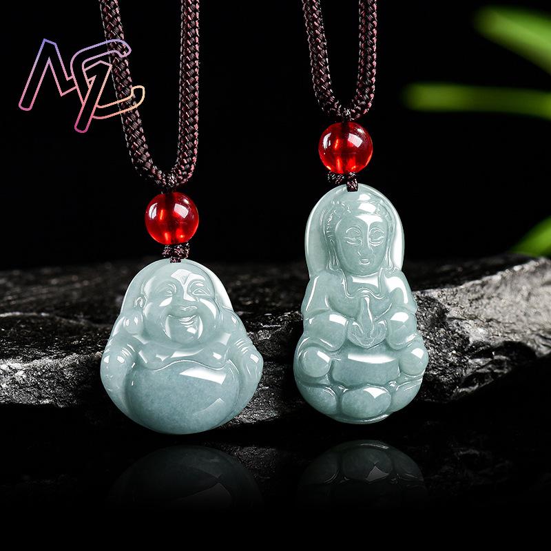 Myanmar Jadeite Guanyin Buddha - Vintage Fashion Online 评论和价格