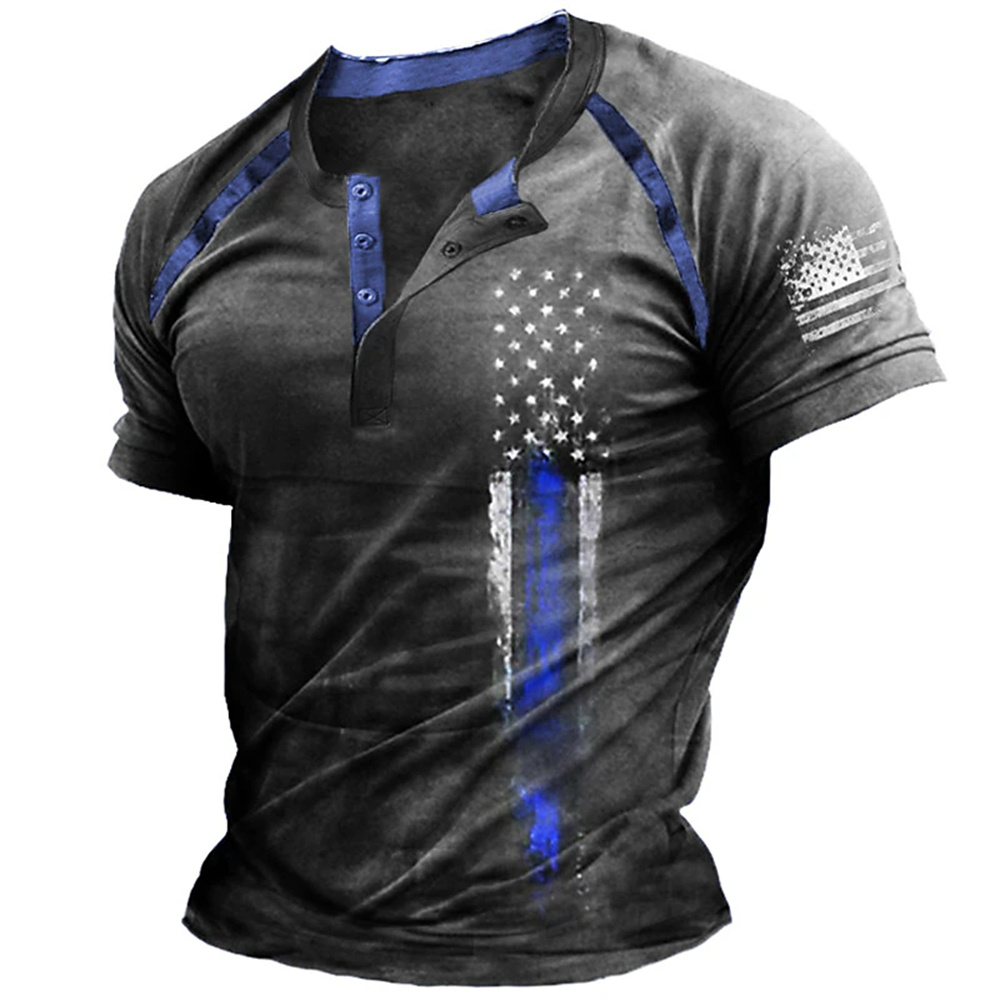 Funny 3D American Flag Print M - Vintage Fashion Enthusiasts 评论和价格