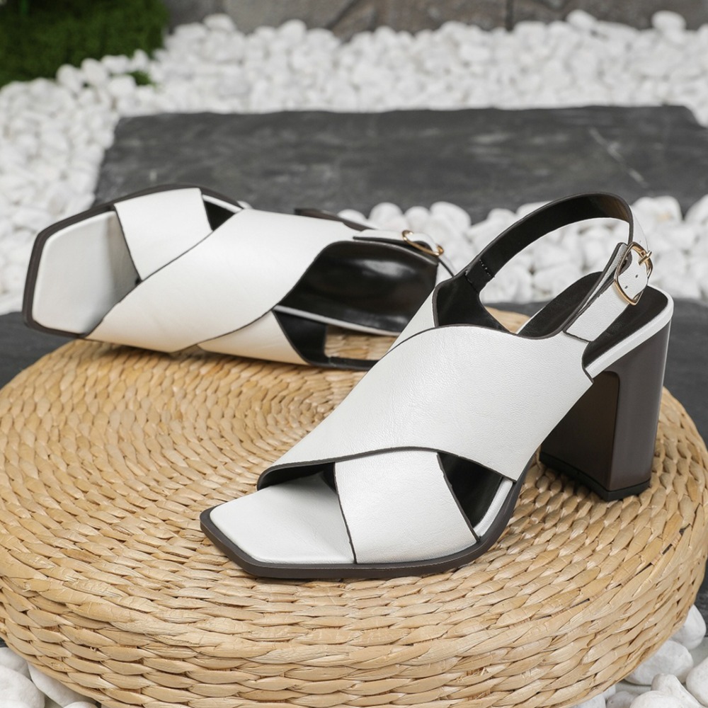 Women Sandals Vintage Square H - Vintage Fashion Dresses 评论和价格